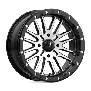 MSA Offroad Wheels – M37 BRUTE BEADLOCK – Black – 18″x7″ 10mm – Summer Wheels – M37-018756